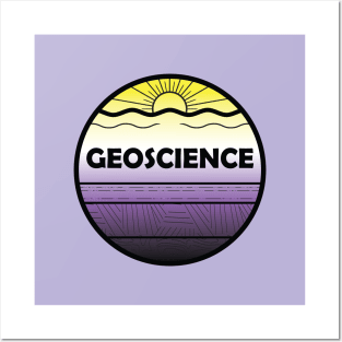 Nonbinary Pride Geoscience Cross Section Posters and Art